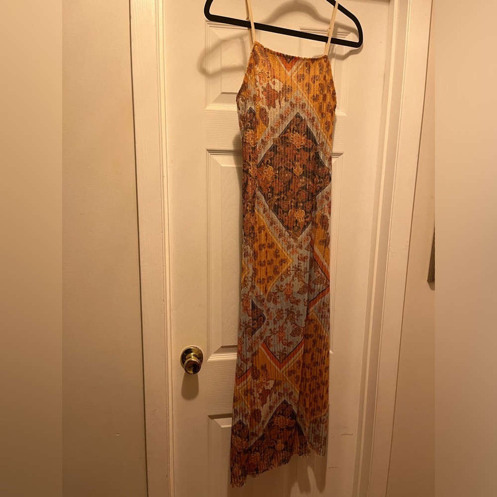 Zara Sequin Slip Dress Size Small